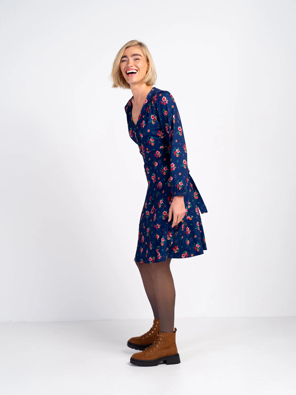 Printed Jersey Dress - Image 11
