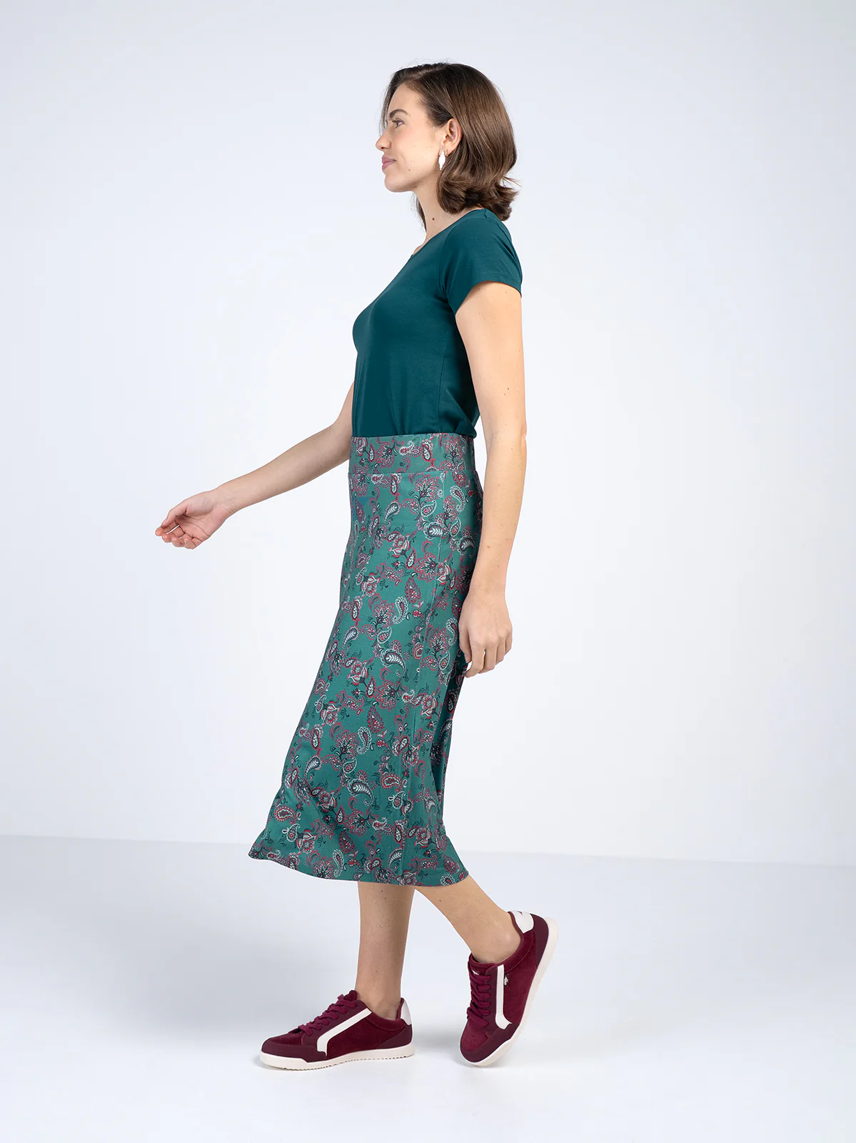 Printed Paisley Culottes - Image 12