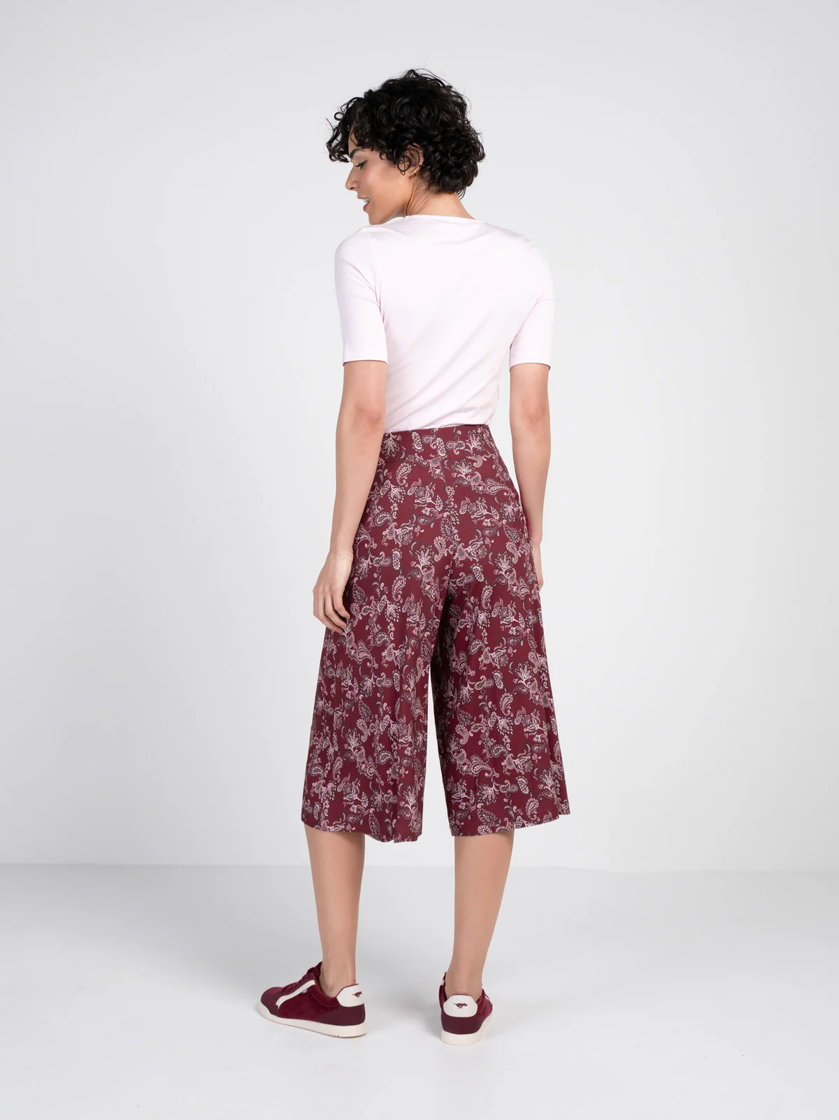 Printed Paisley Culottes - Image 18