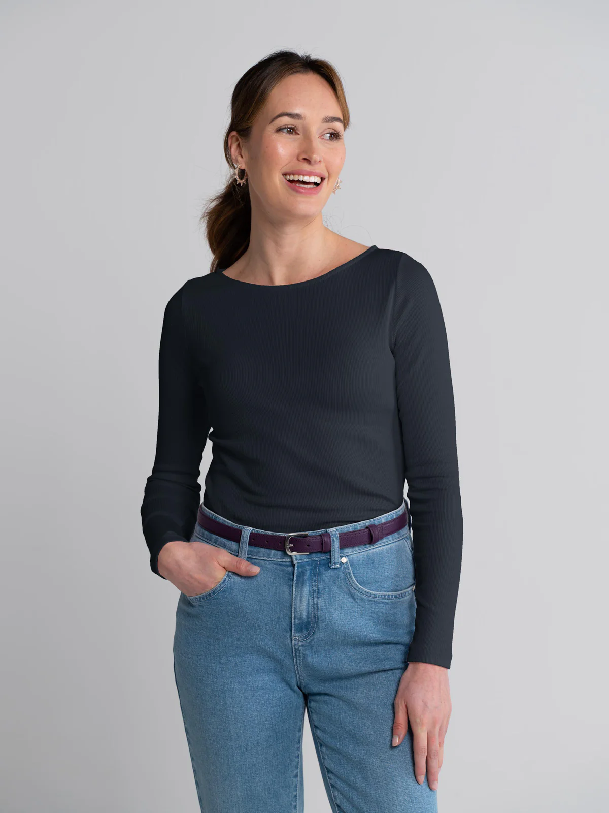 Rib Boat Neck - Image 2