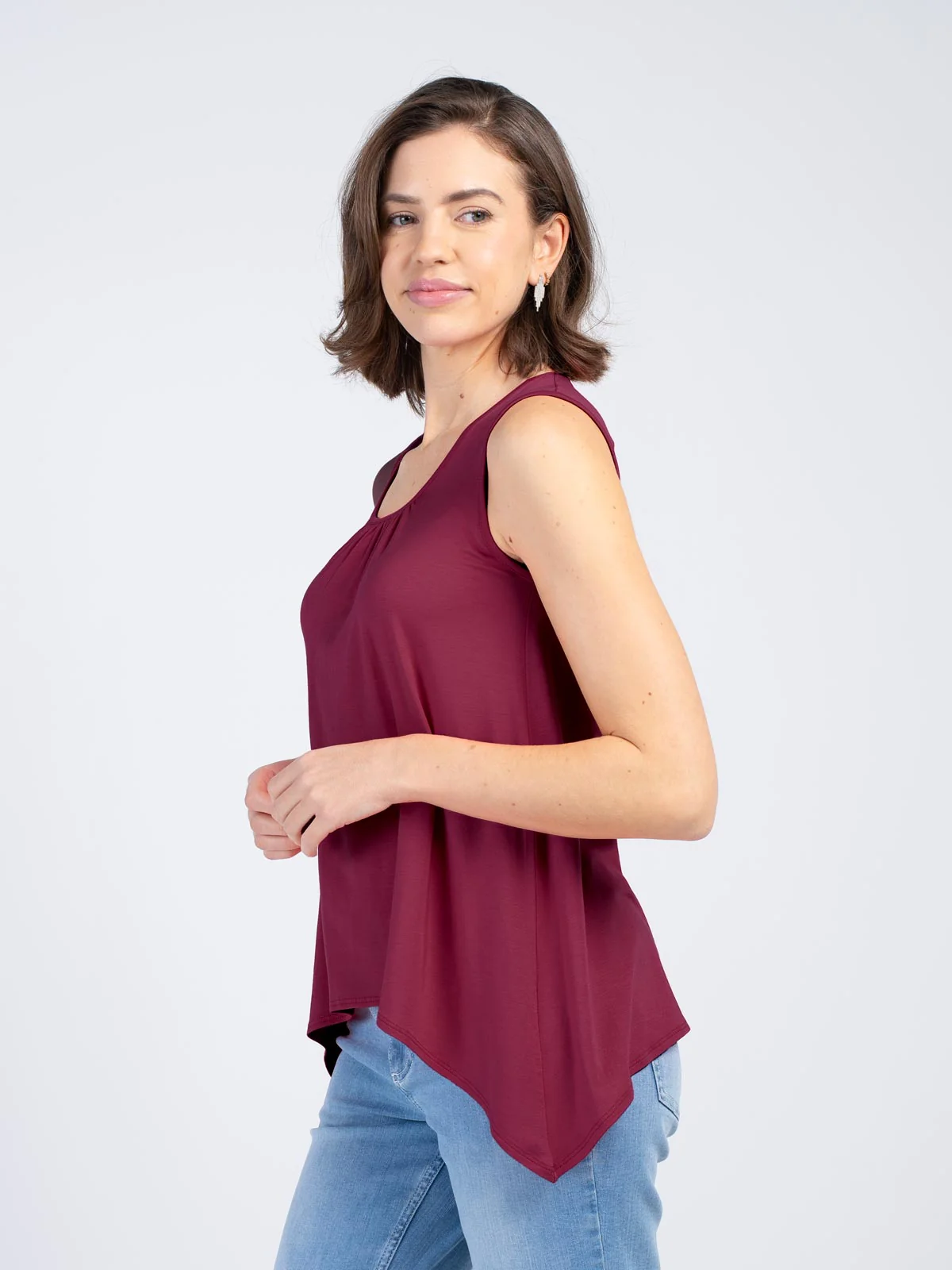 Scoop Neck Modal Vest - Image 3