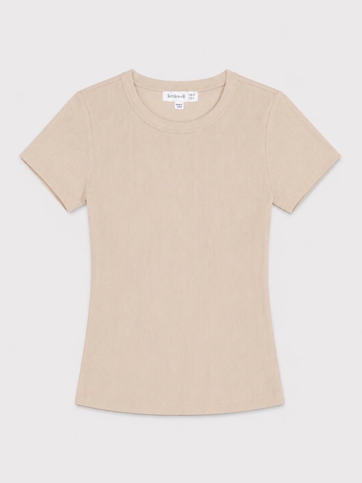 Short Sleeve Crew Neck Rib Tee - Image 9