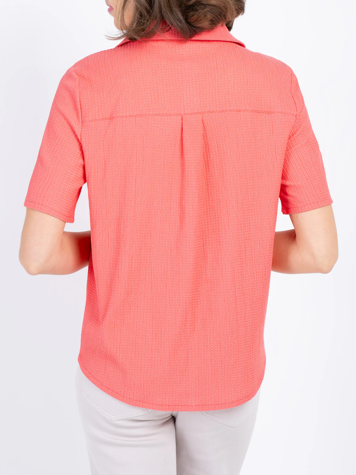Short Sleeve Crinkle Shirt - Image 13