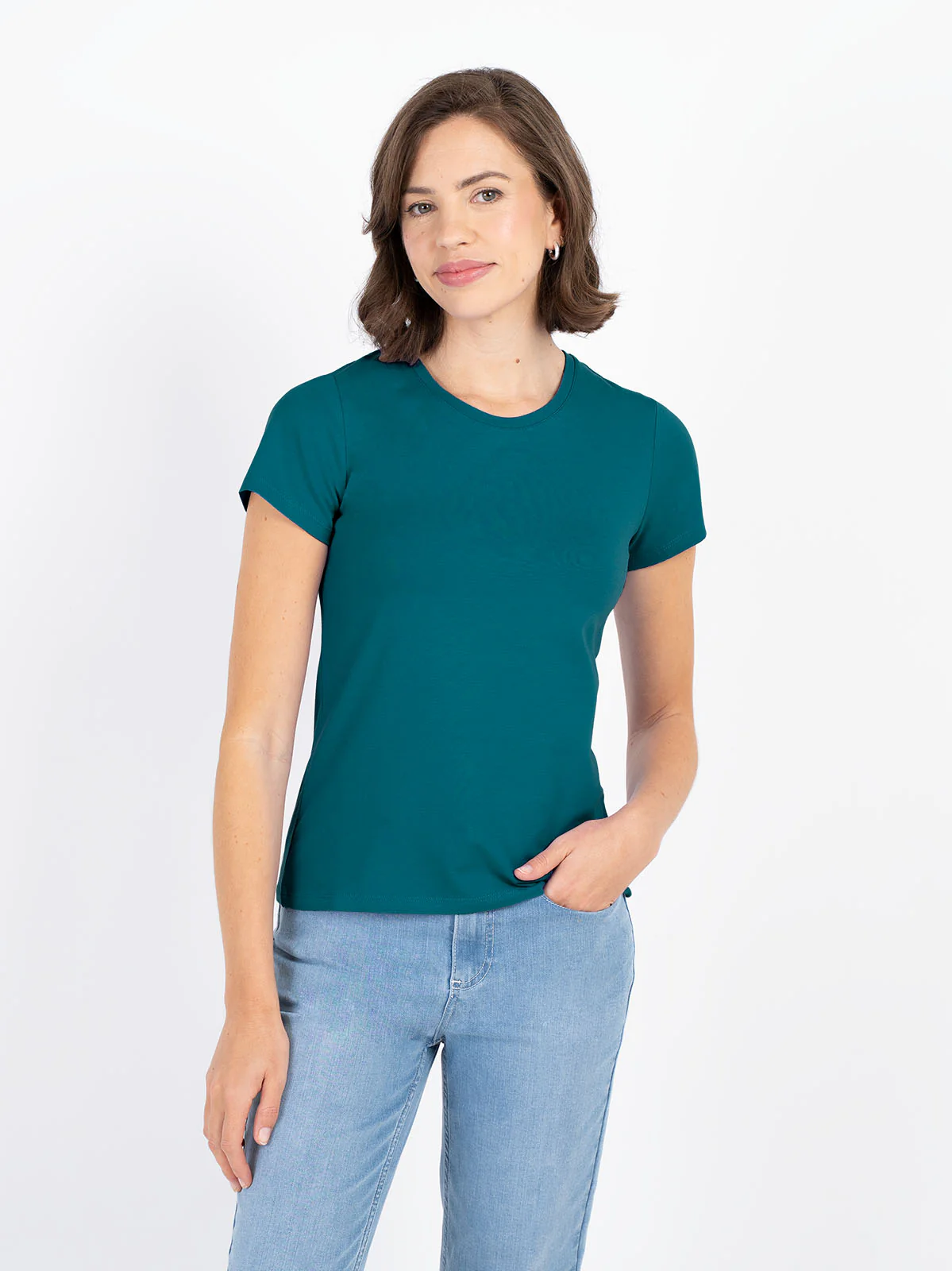 Short Sleeve Everyday Crew Neck T-Shirt - Image 25