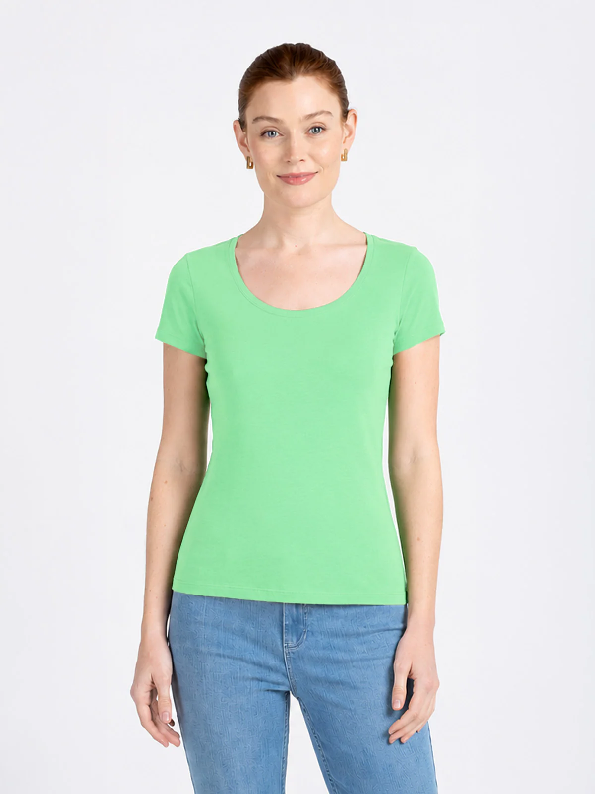 Short Sleeve Everyday Scoop Neck T-Shirt
