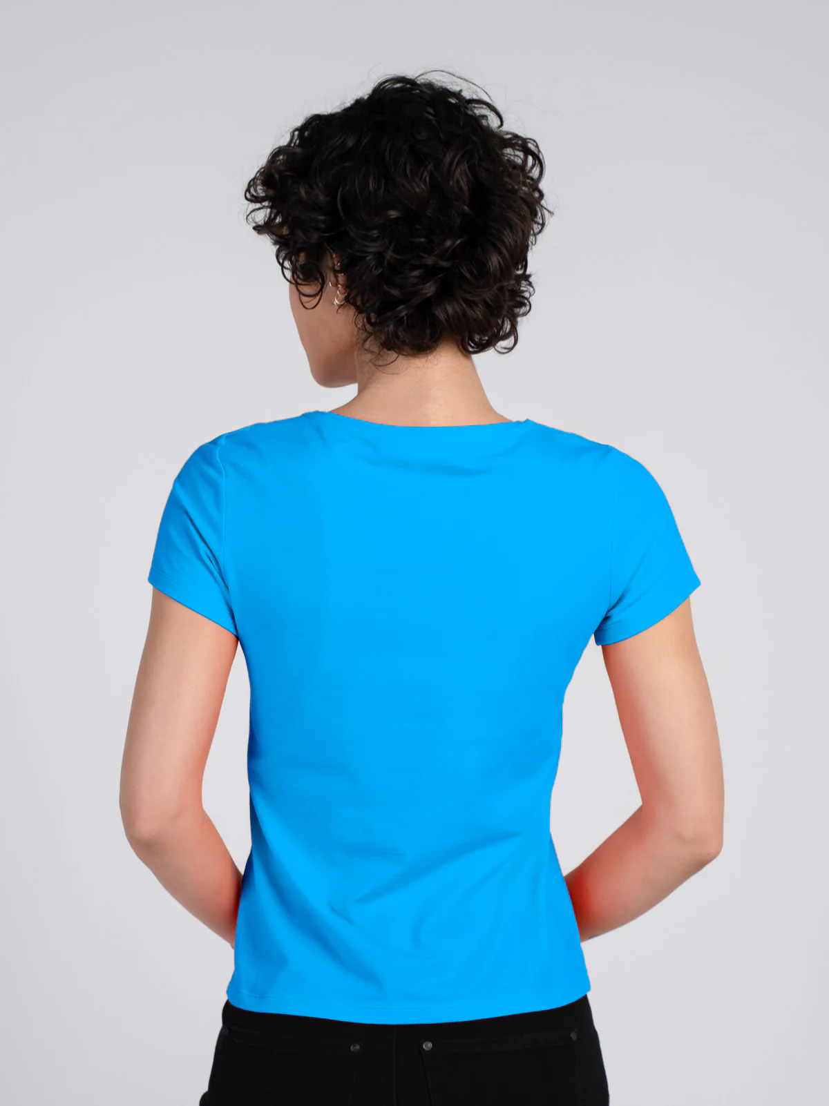 Short Sleeve Everyday Scoop Neck T-Shirt - Image 12