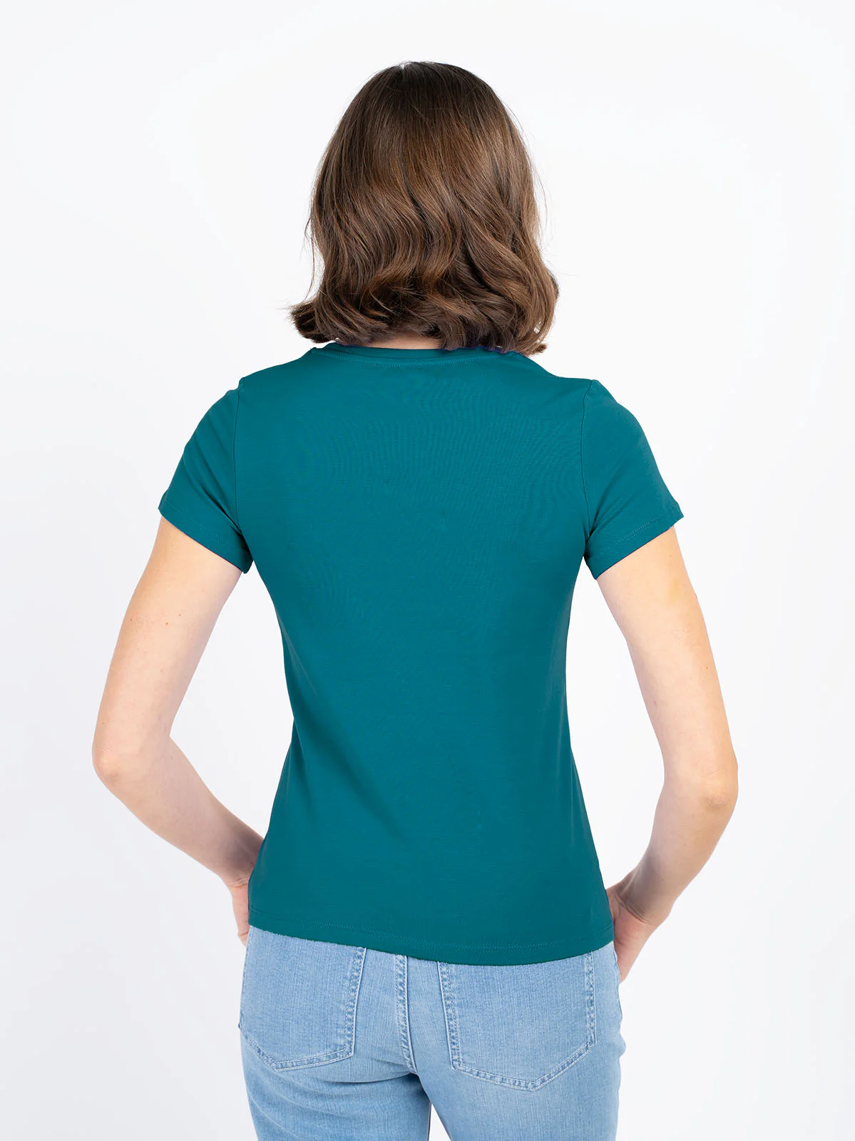 Short Sleeve Everyday Scoop Neck T-Shirt - Image 23