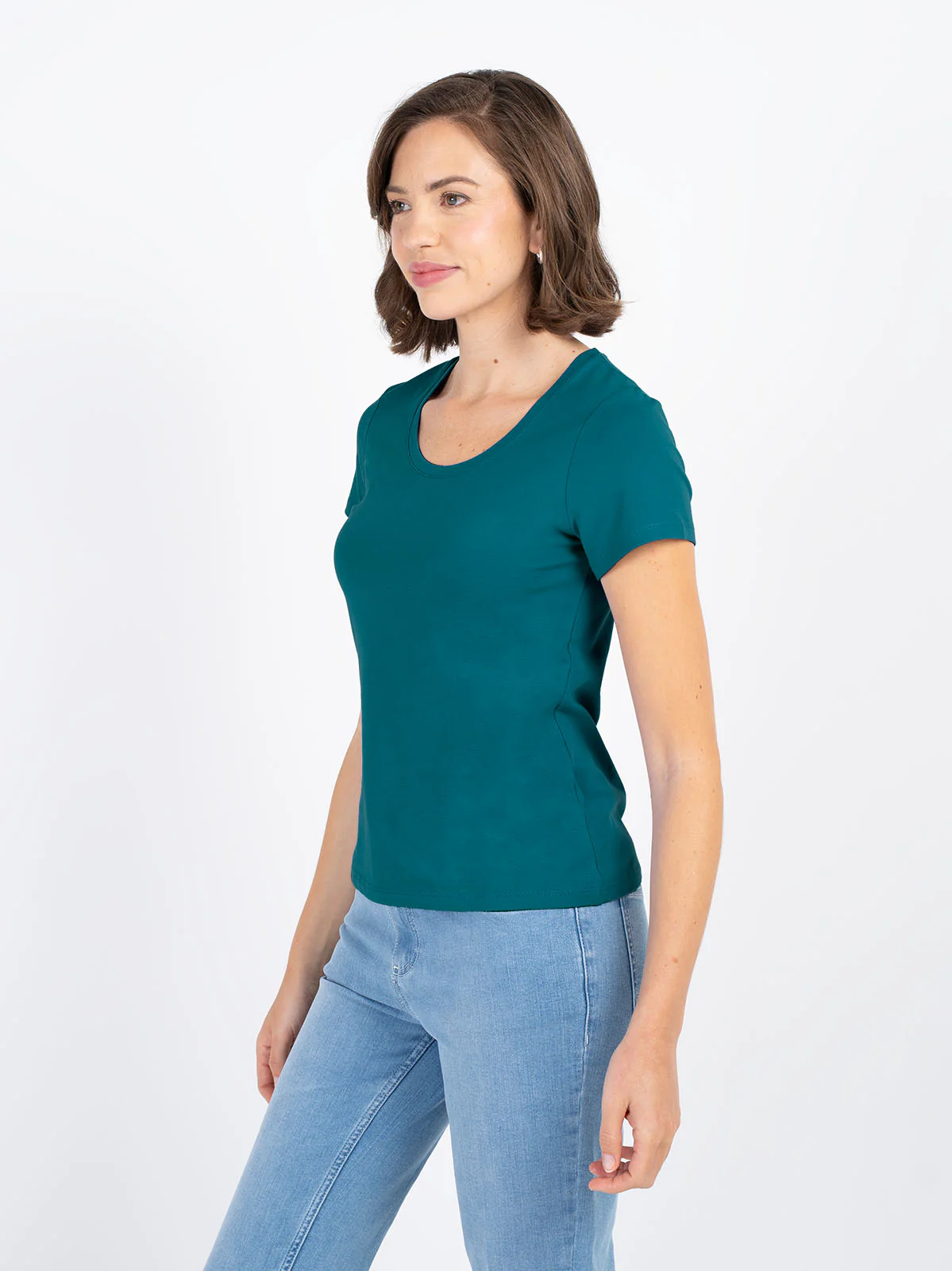 Short Sleeve Everyday Scoop Neck T-Shirt - Image 24