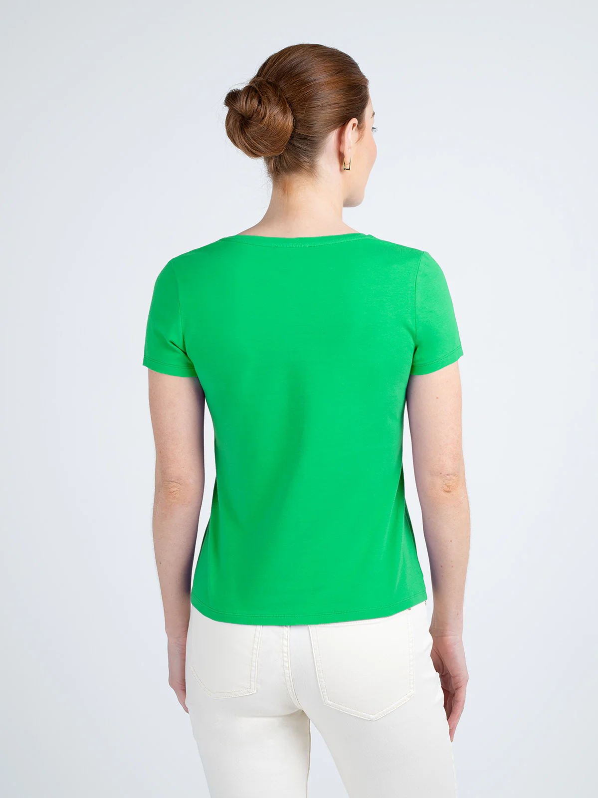 Short Sleeve Everyday Scoop Neck T-Shirt - Image 36