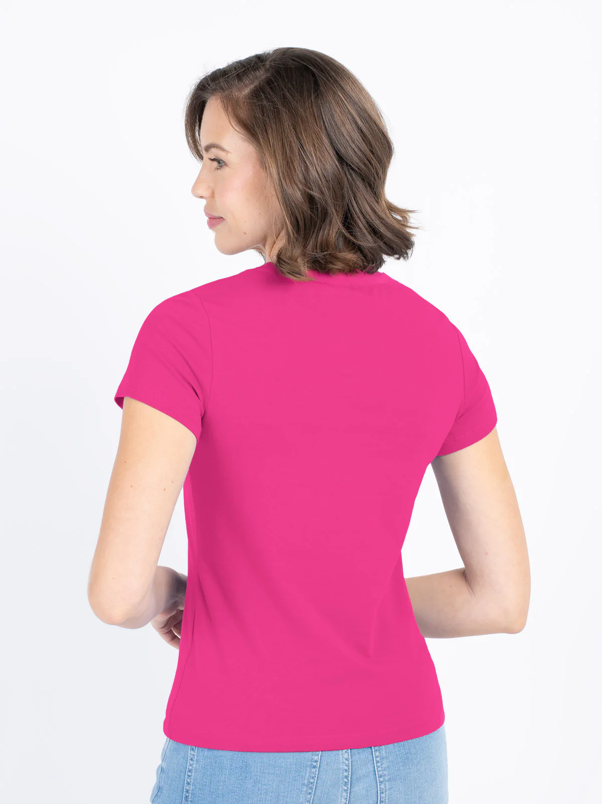 Short Sleeve Everyday Scoop Neck T-Shirt - Image 39