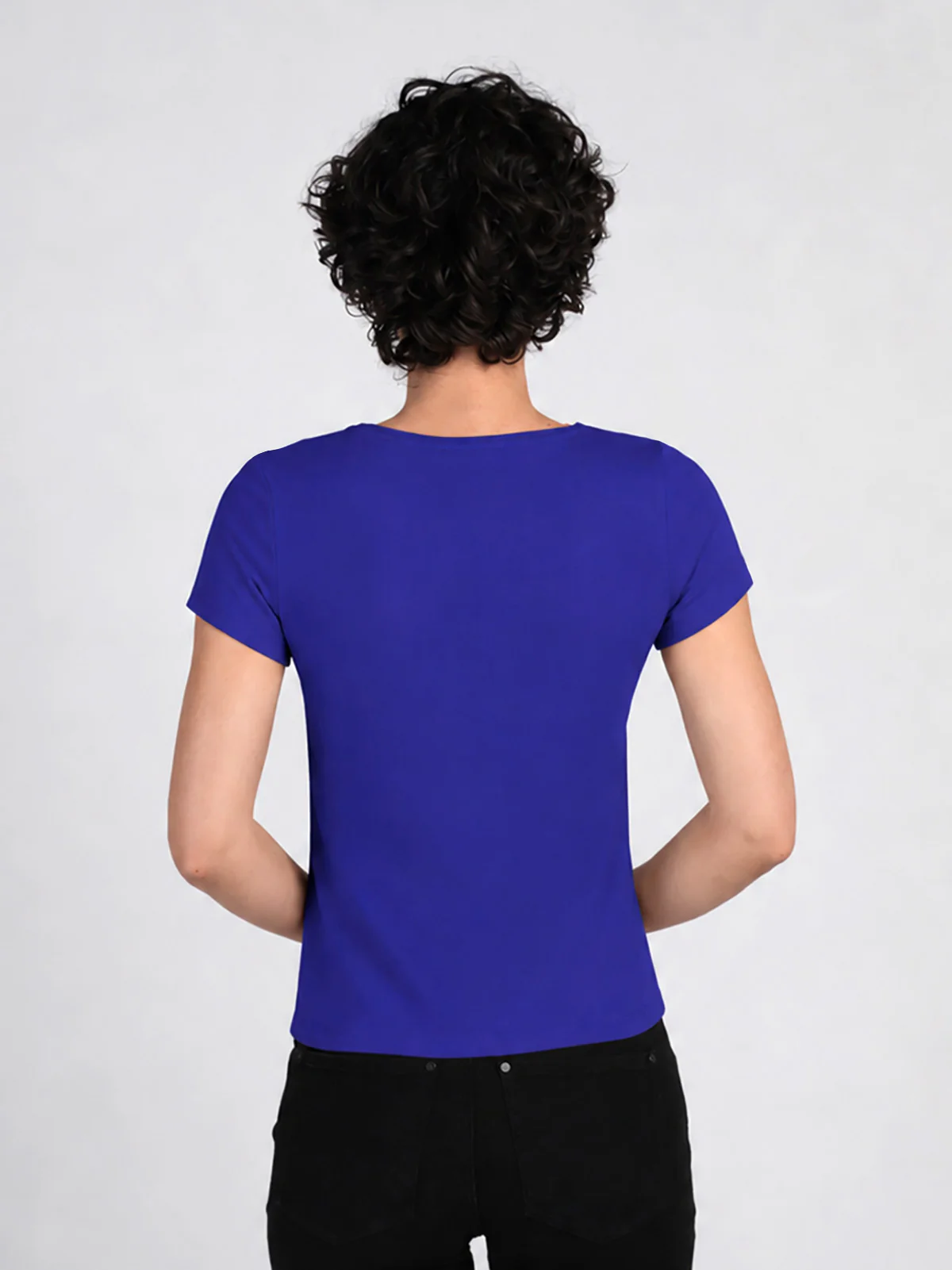 Short Sleeve Everyday Scoop Neck T-Shirt - Image 47