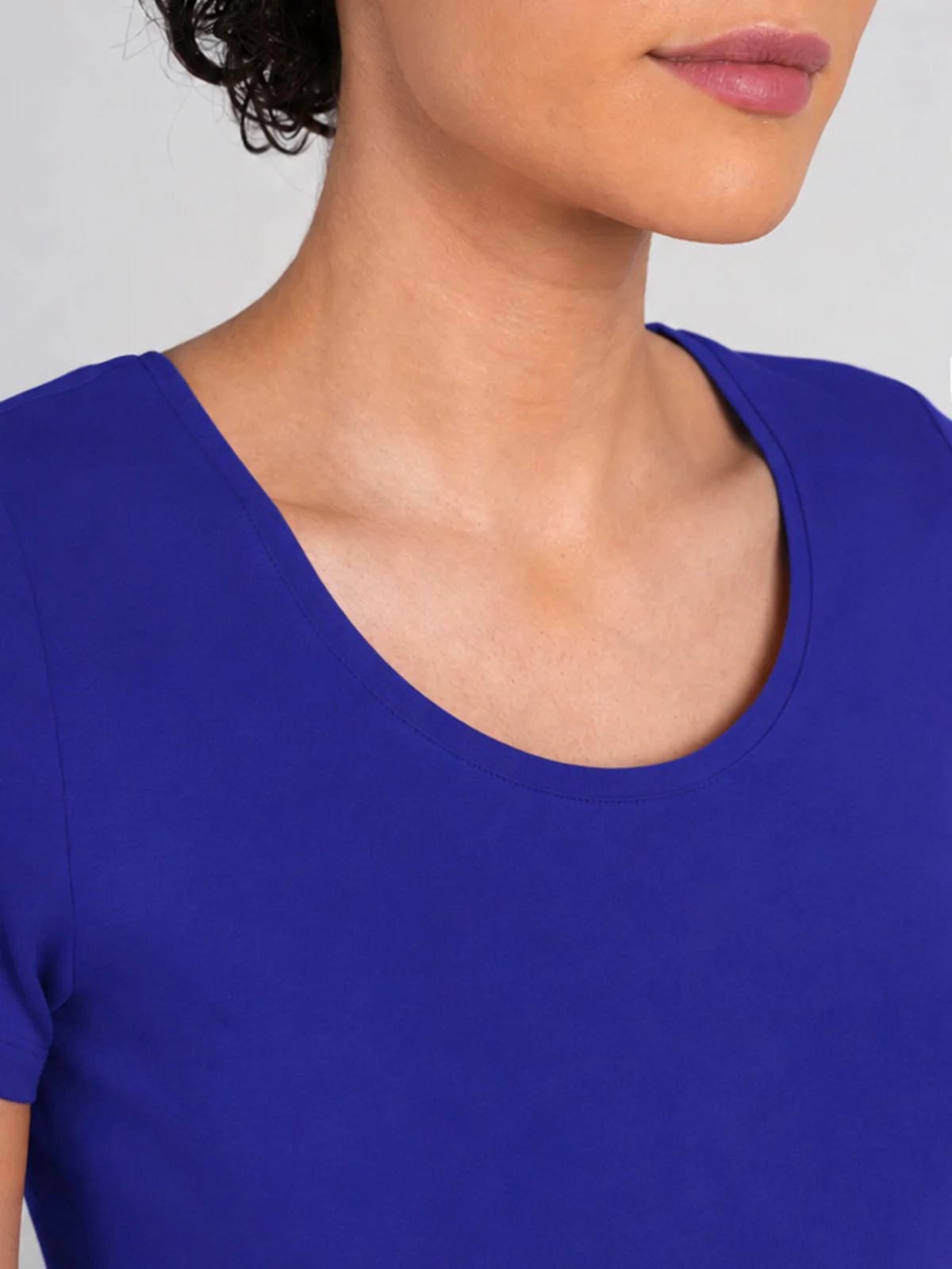 Short Sleeve Everyday Scoop Neck T-Shirt - Image 48