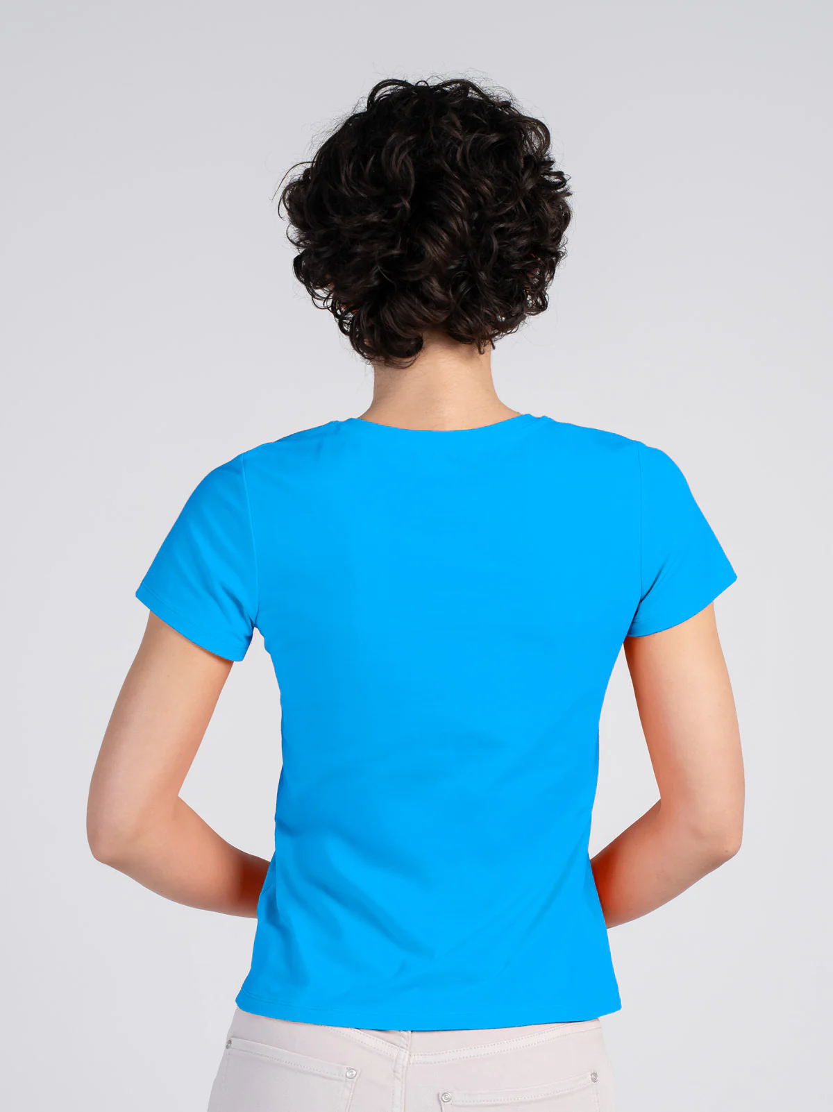 Short Sleeve Everyday V Neck T-Shirt - Image 10