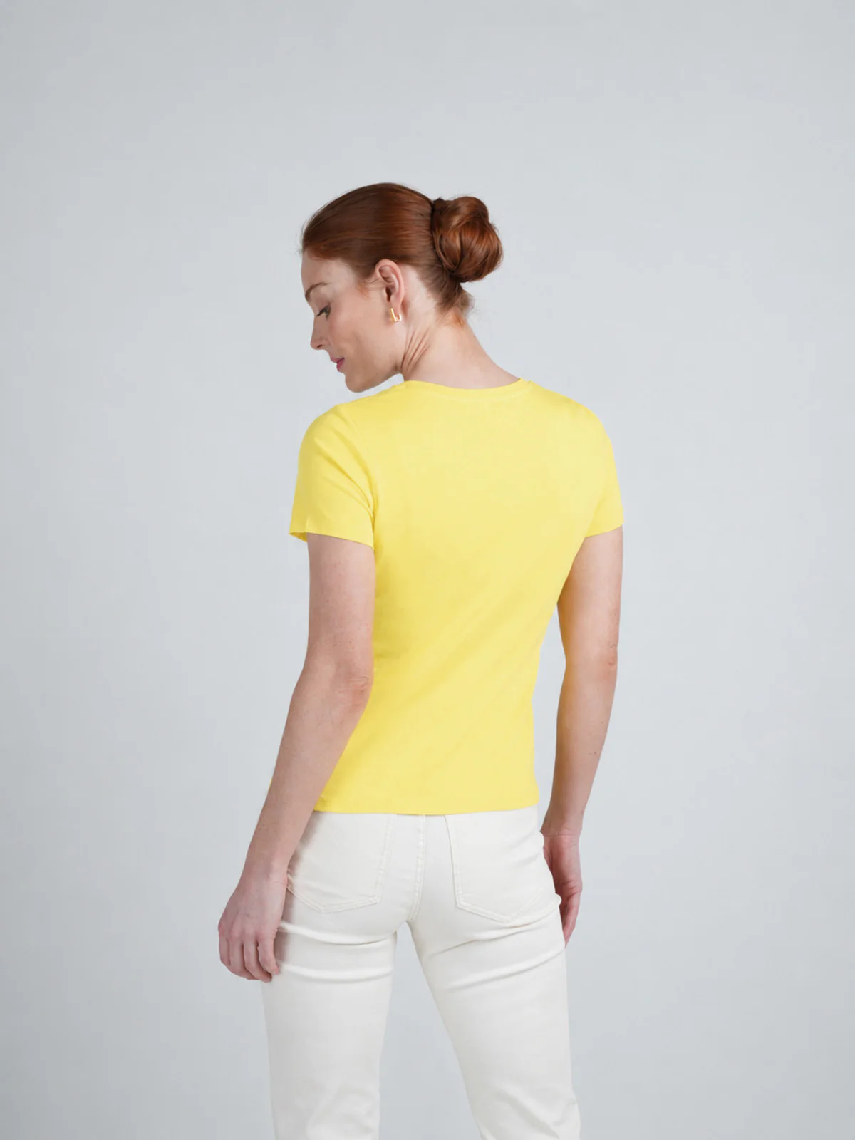 Short Sleeve Everyday V Neck T-Shirt - Image 51