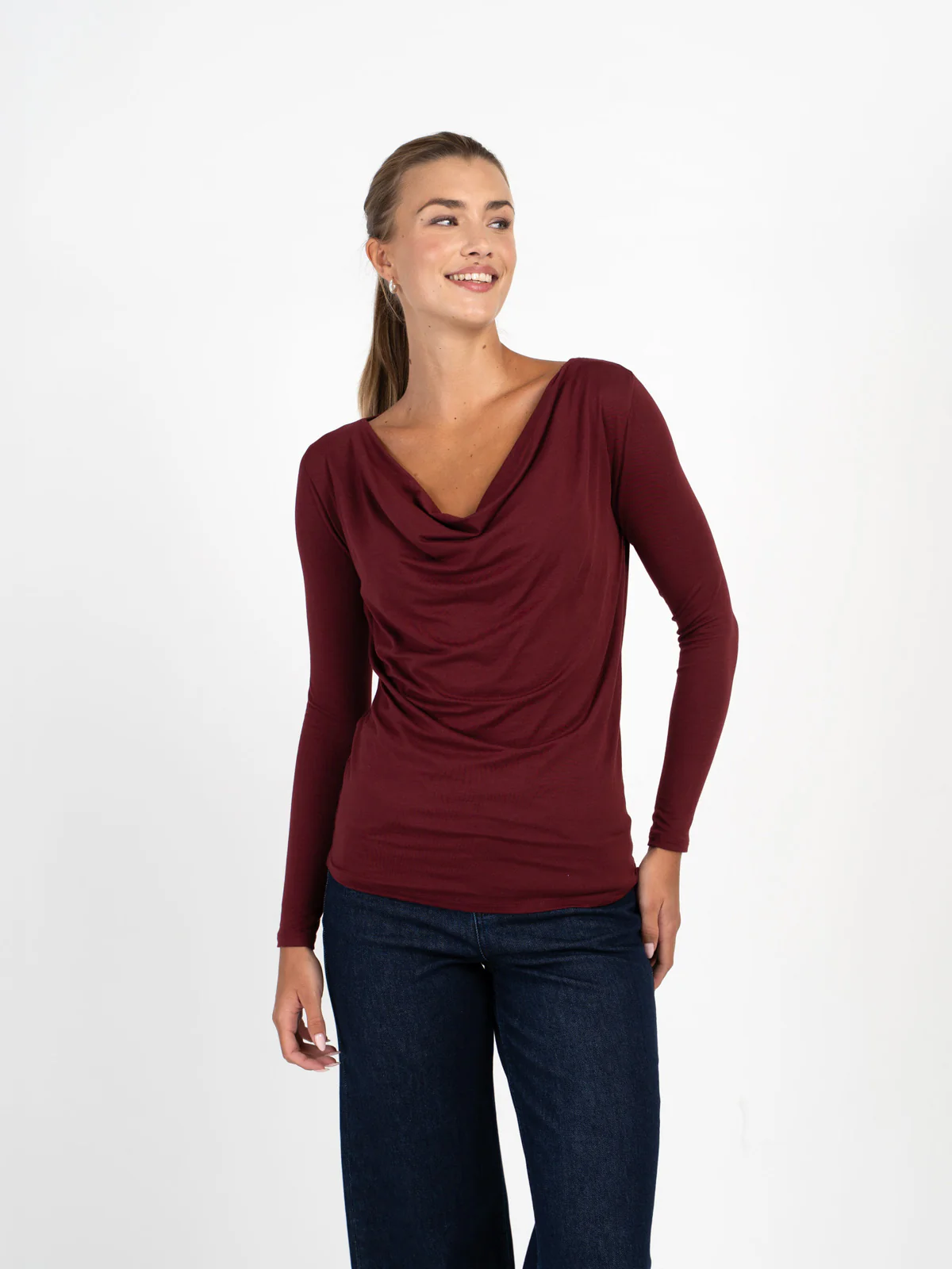 Silky Cowl Neck - Image 11