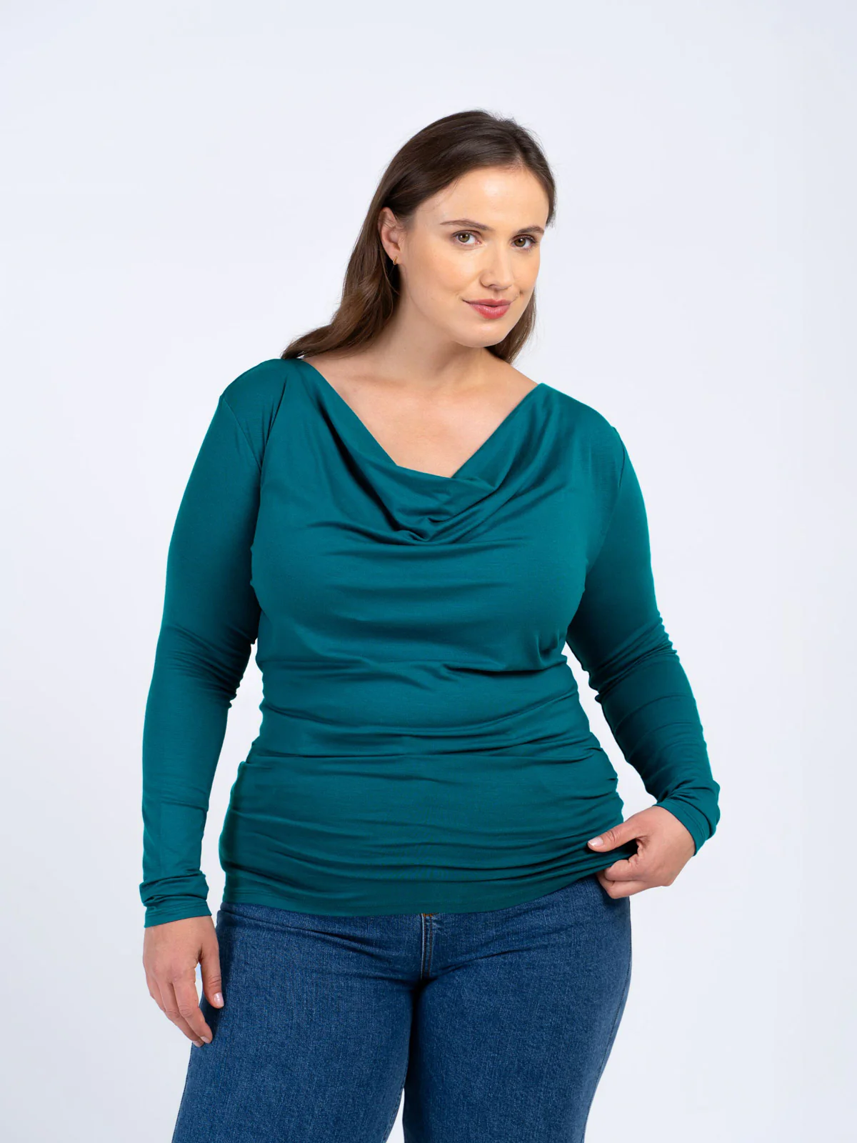 Silky Cowl Neck - Image 15