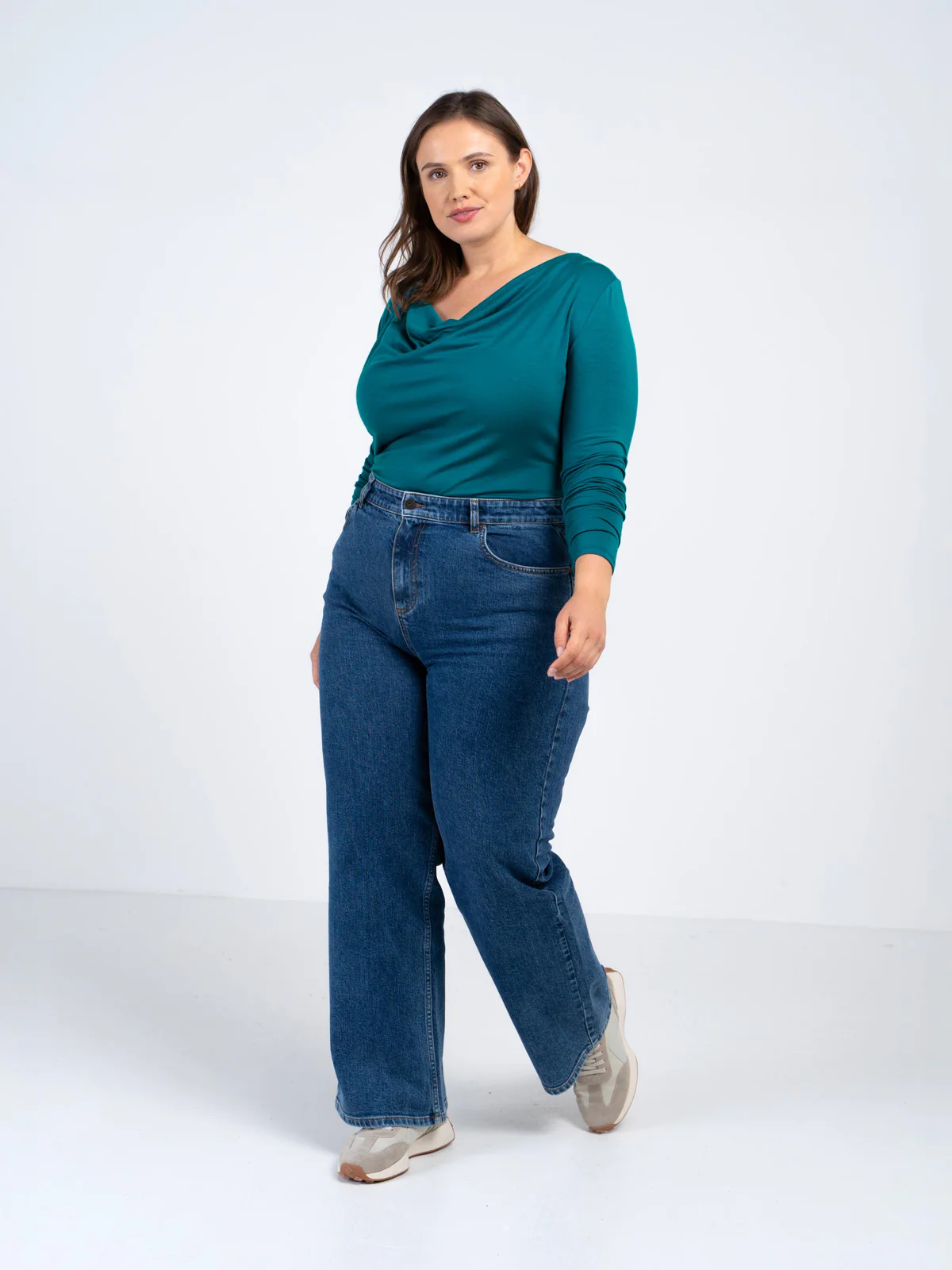 Silky Cowl Neck - Image 17