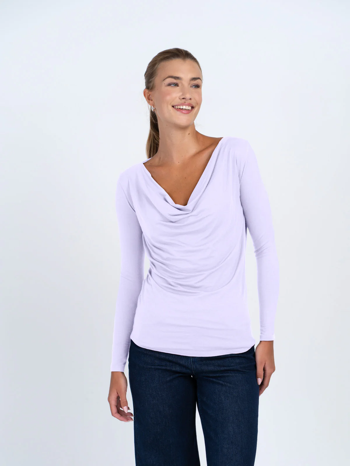 Silky Cowl Neck - Image 19
