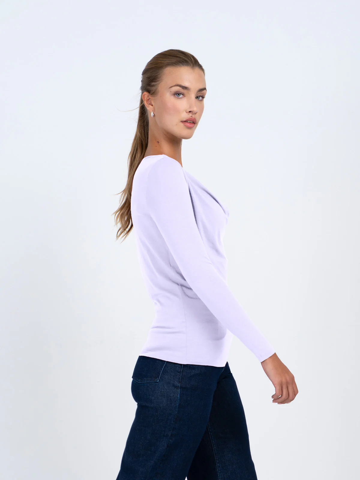 Silky Cowl Neck - Image 21