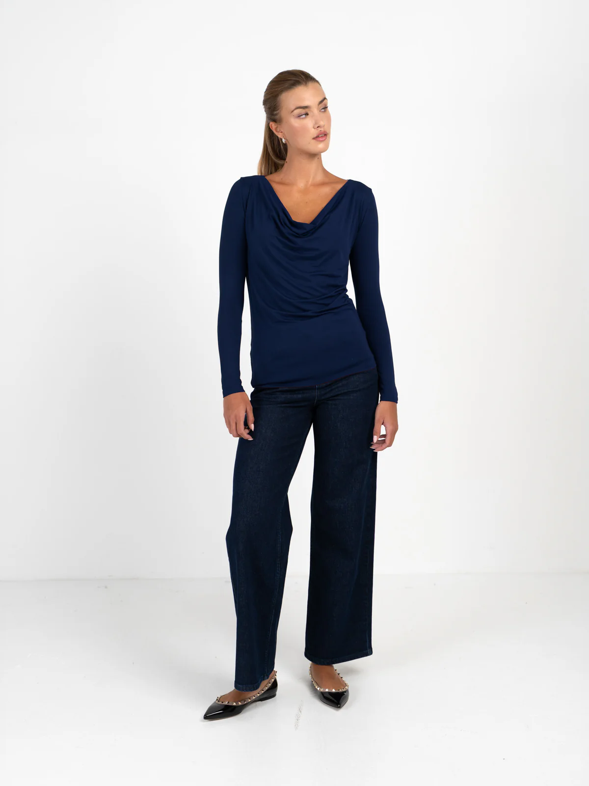Silky Cowl Neck - Image 23