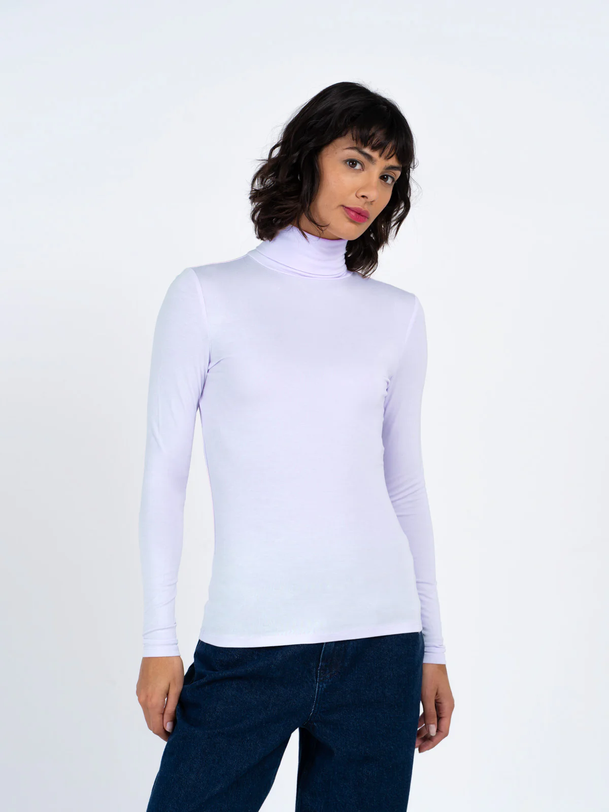 Silky Roll Neck - Image 56