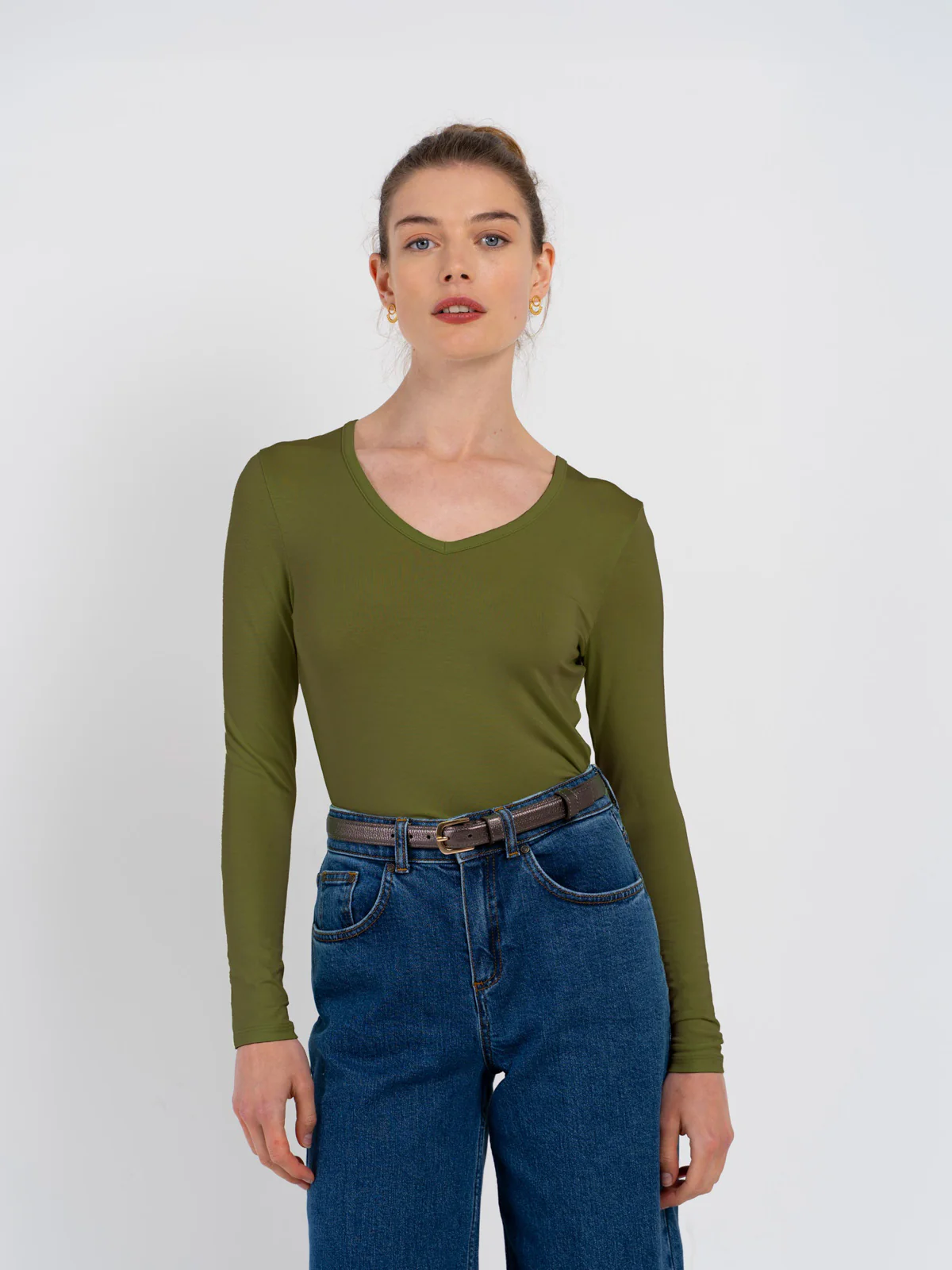 Silky V Neck - Image 20