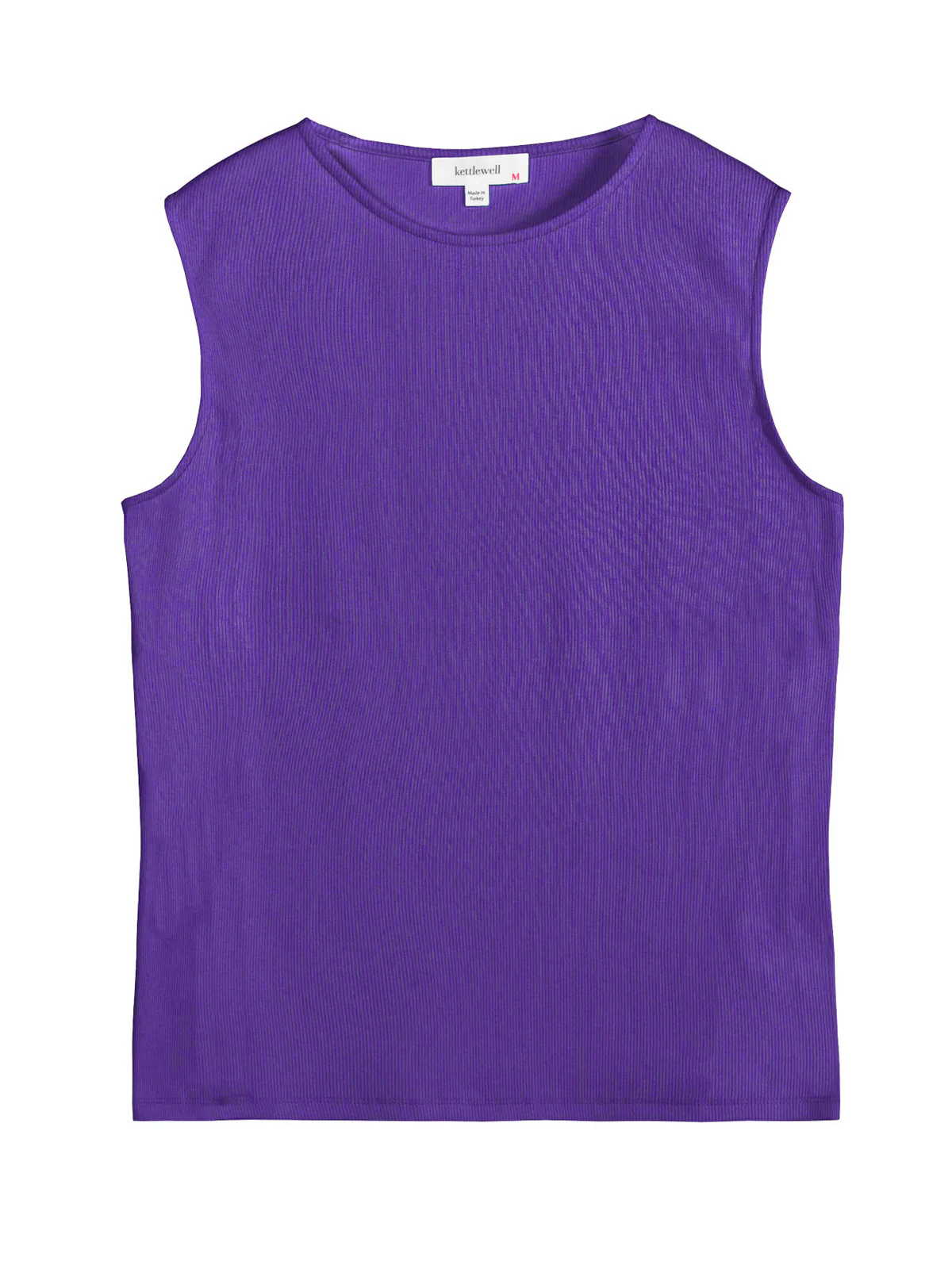 Sleeveless Rib Tee - Image 3