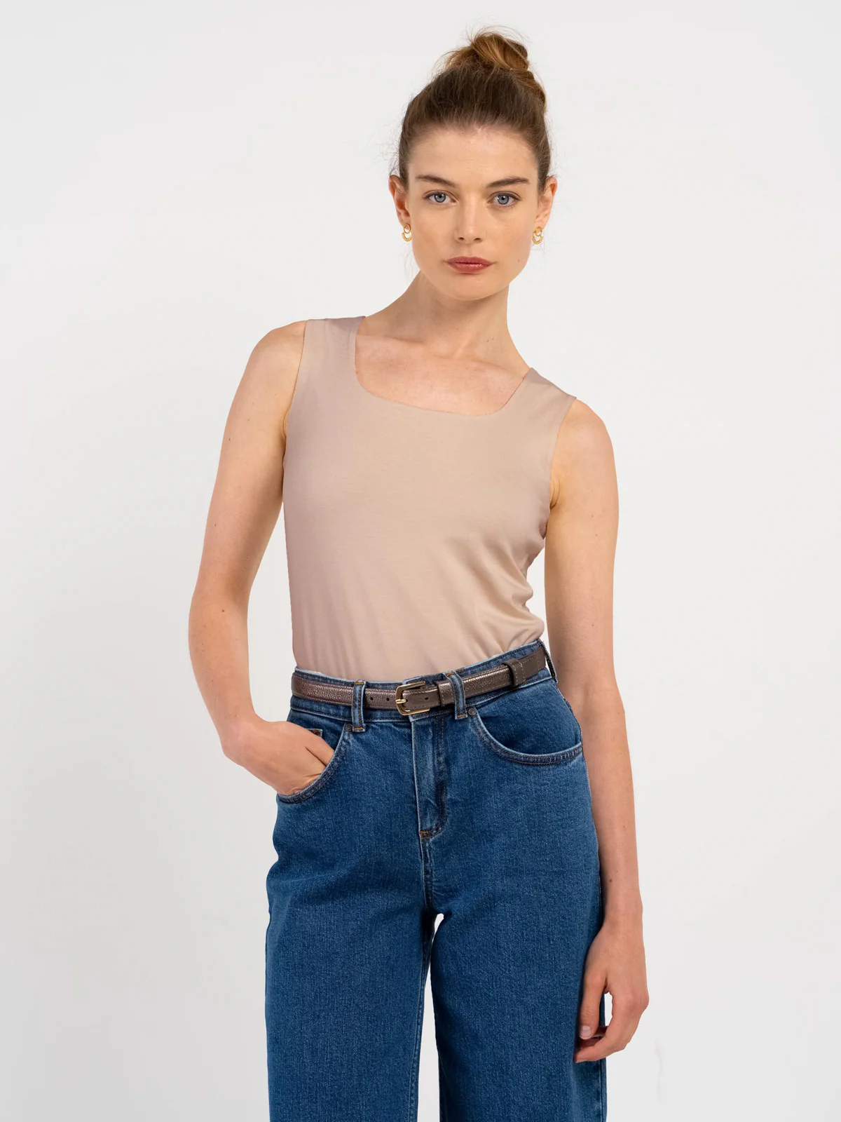Sleeveless Soft Square Vest - Image 41
