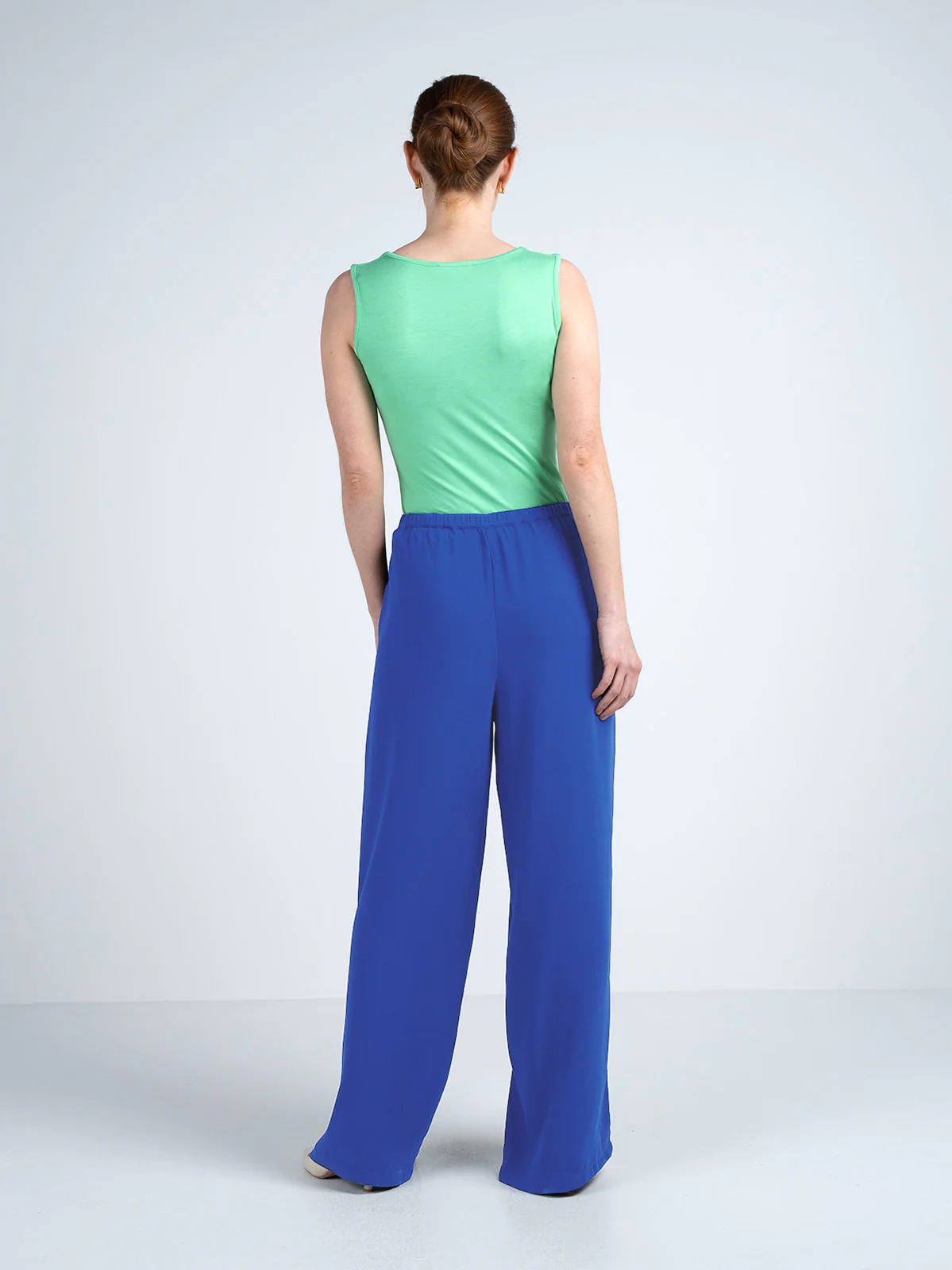 Soft Tailored Wide Leg Trouser - Image 6