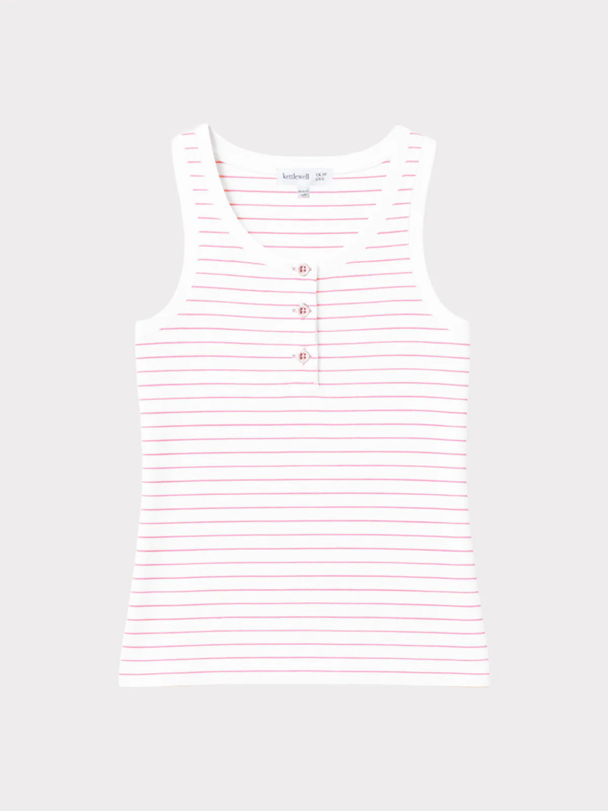 Stripe Jersey Rib Vest - Image 19