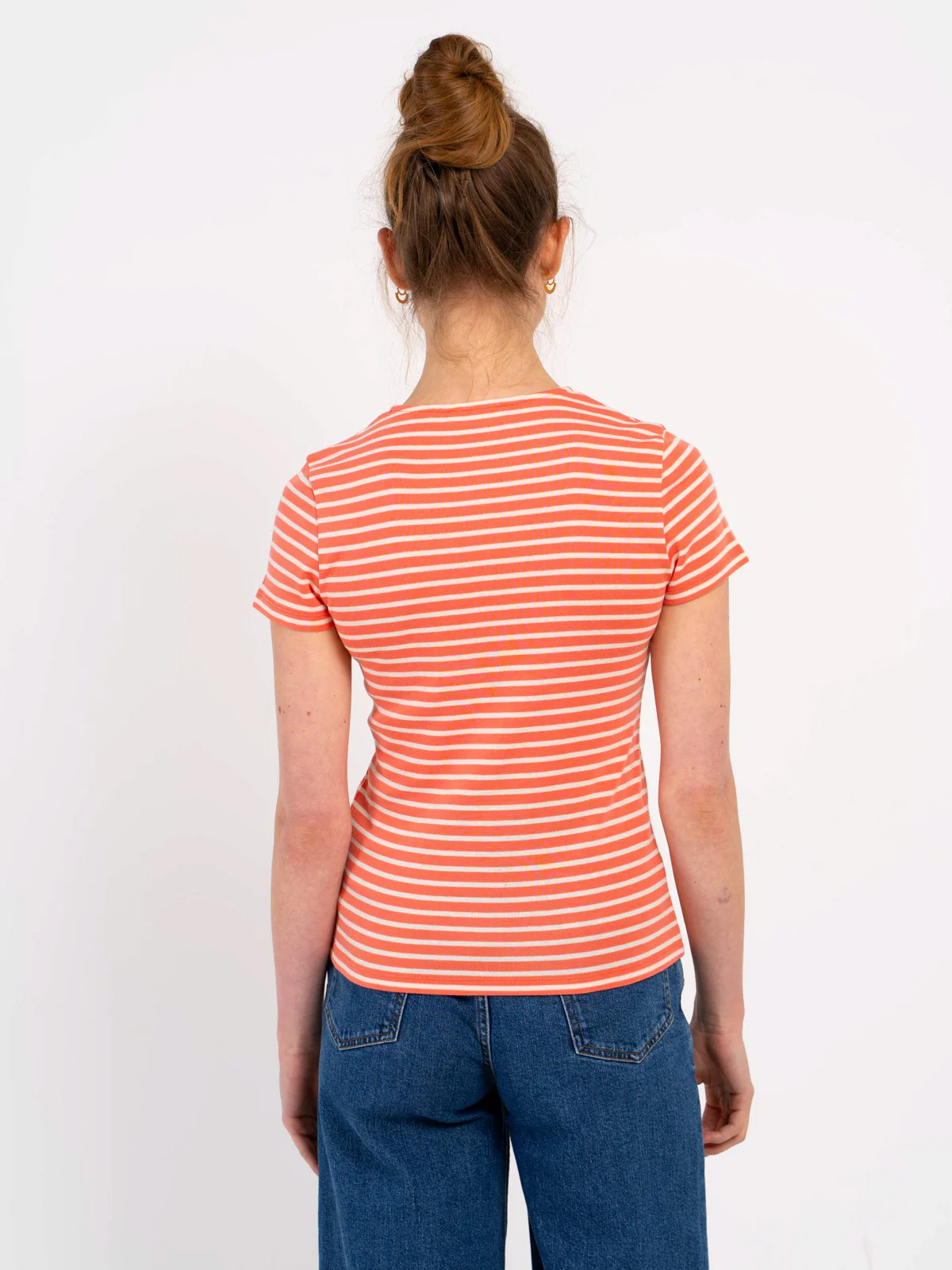 Stripey Crew Neck Tee - Image 10