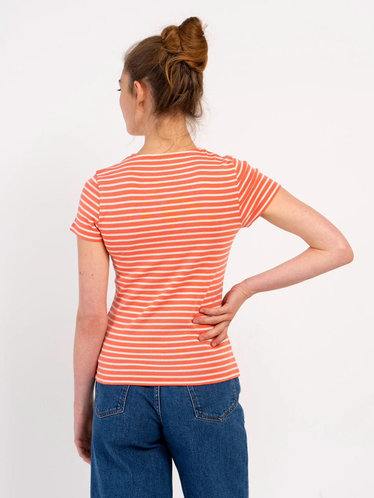 Stripey Crew Neck Tee - Image 12