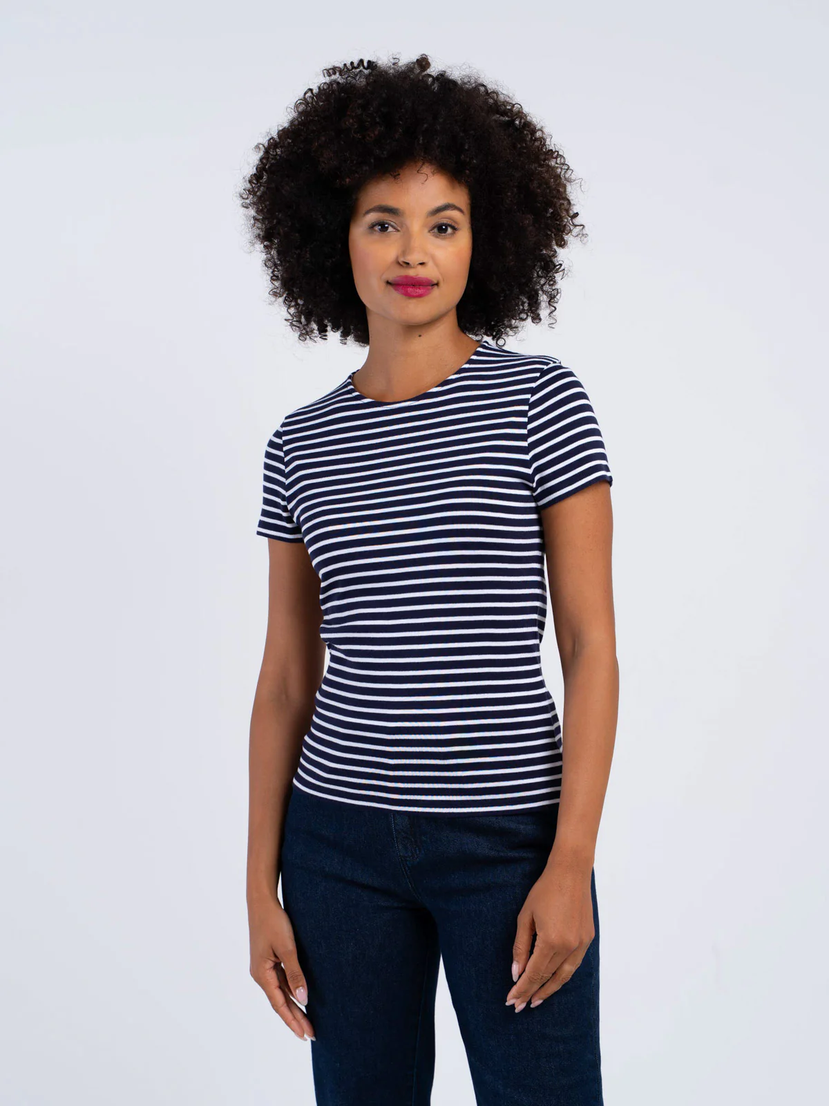 Stripey Crew Neck Tee - Image 14