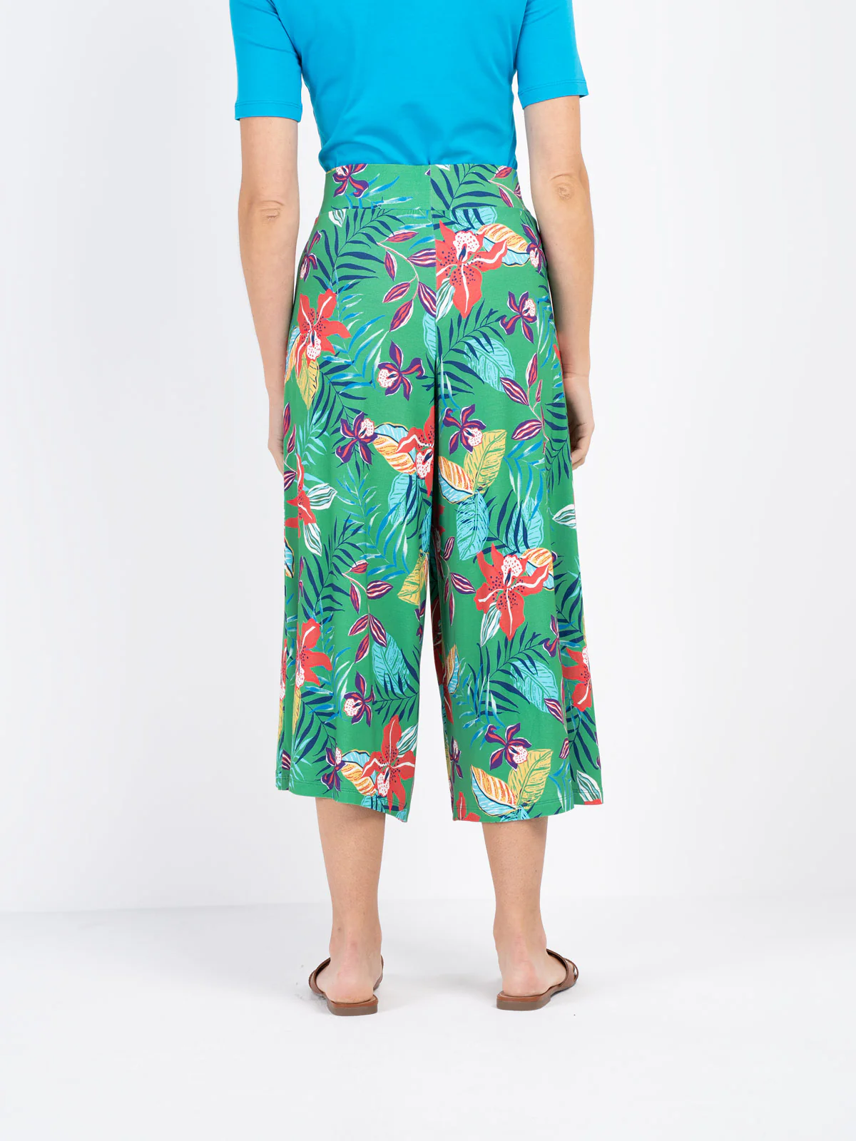 Tropical Printed Culottes - Image 10