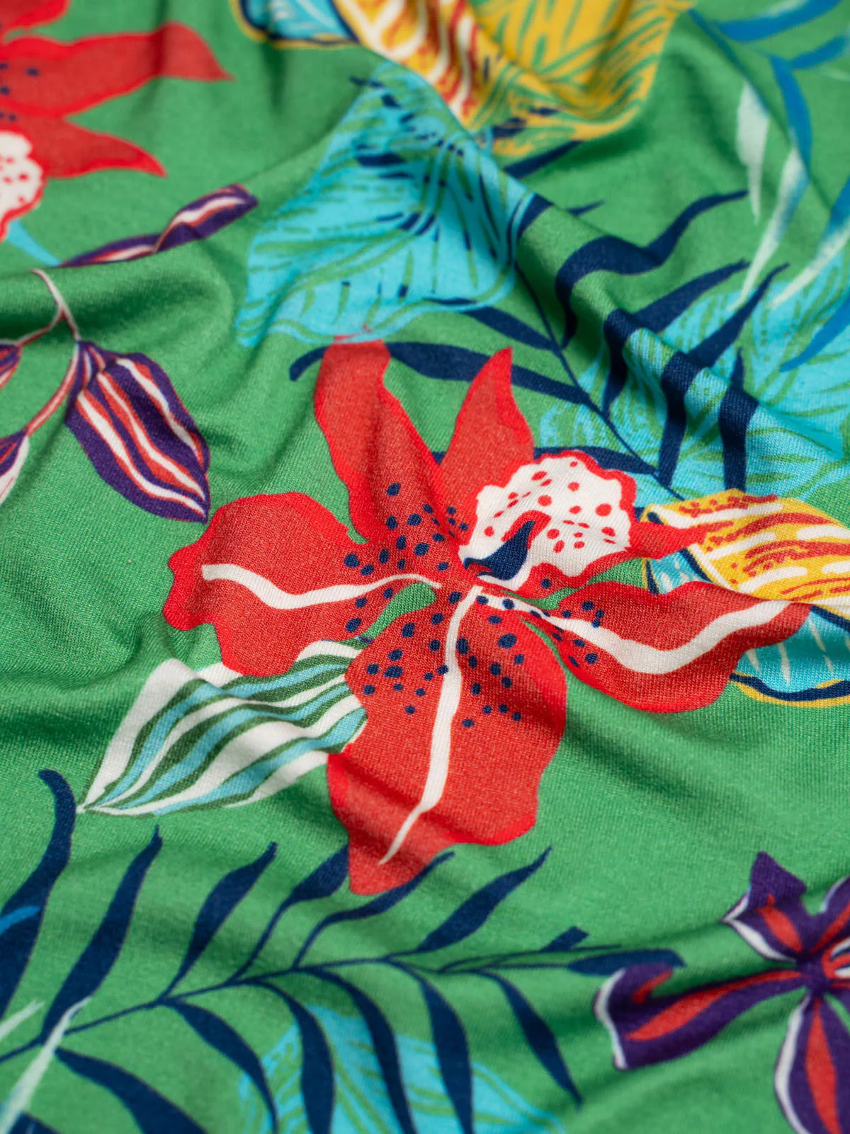 Tropical Printed Sleeveless Top - Image 19