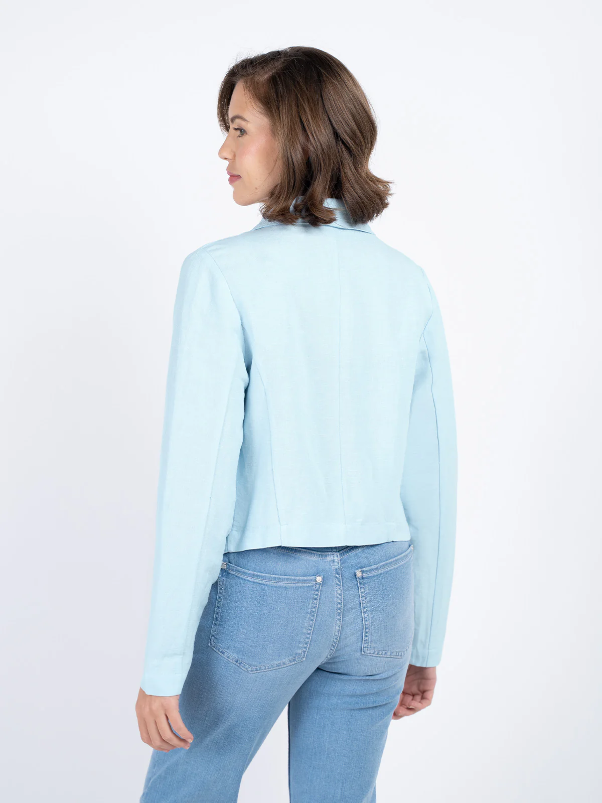 Waterfall Linen Jacket - Image 20