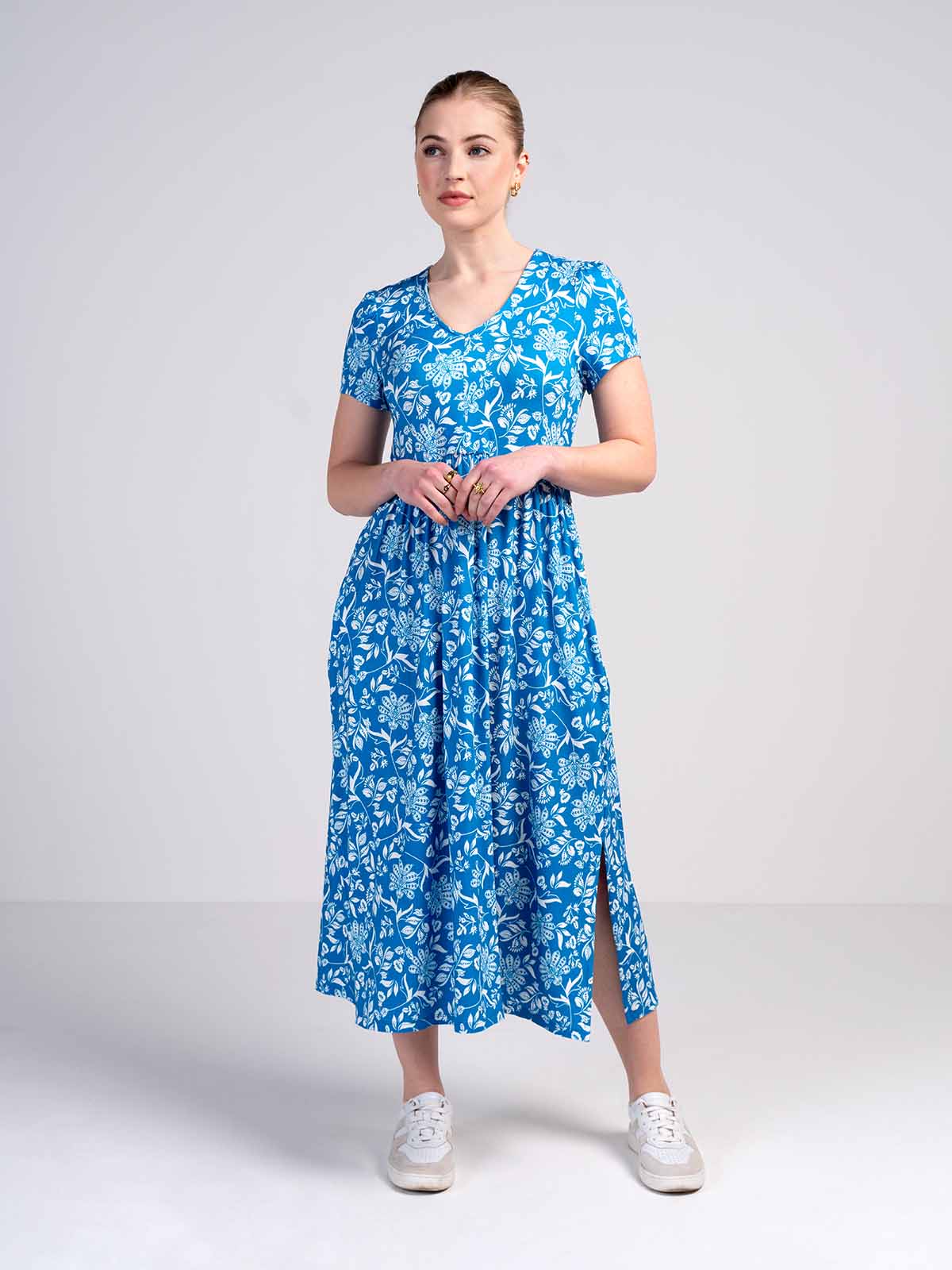 Western Printed Jersey Dress - Image 8