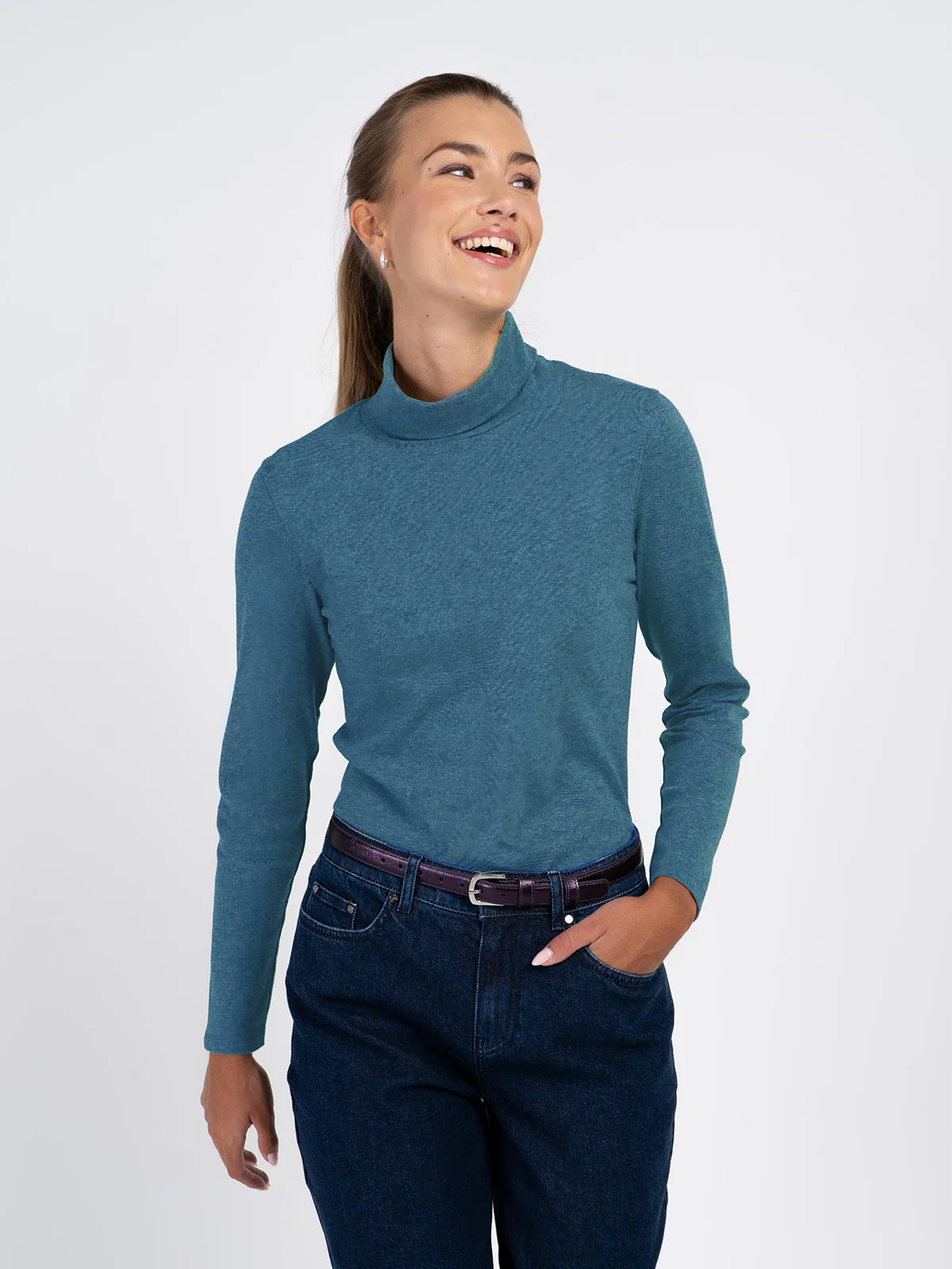 Wool Blend Roll Neck - Image 10
