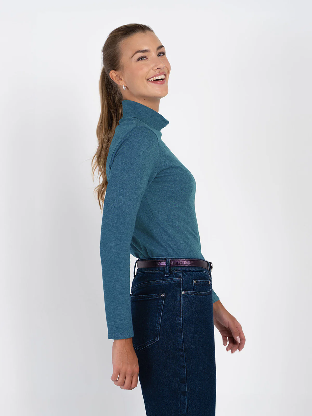 Wool Blend Roll Neck - Image 12
