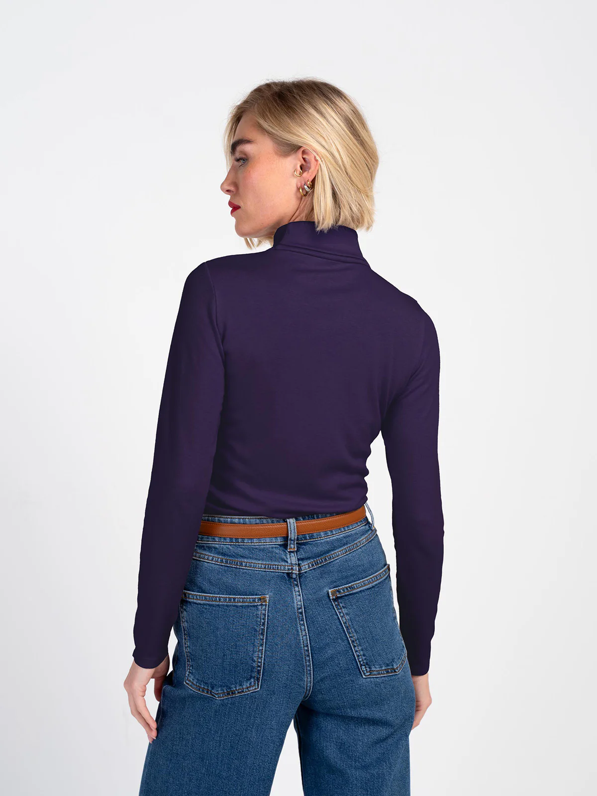 Wool Blend Roll Neck - Image 15