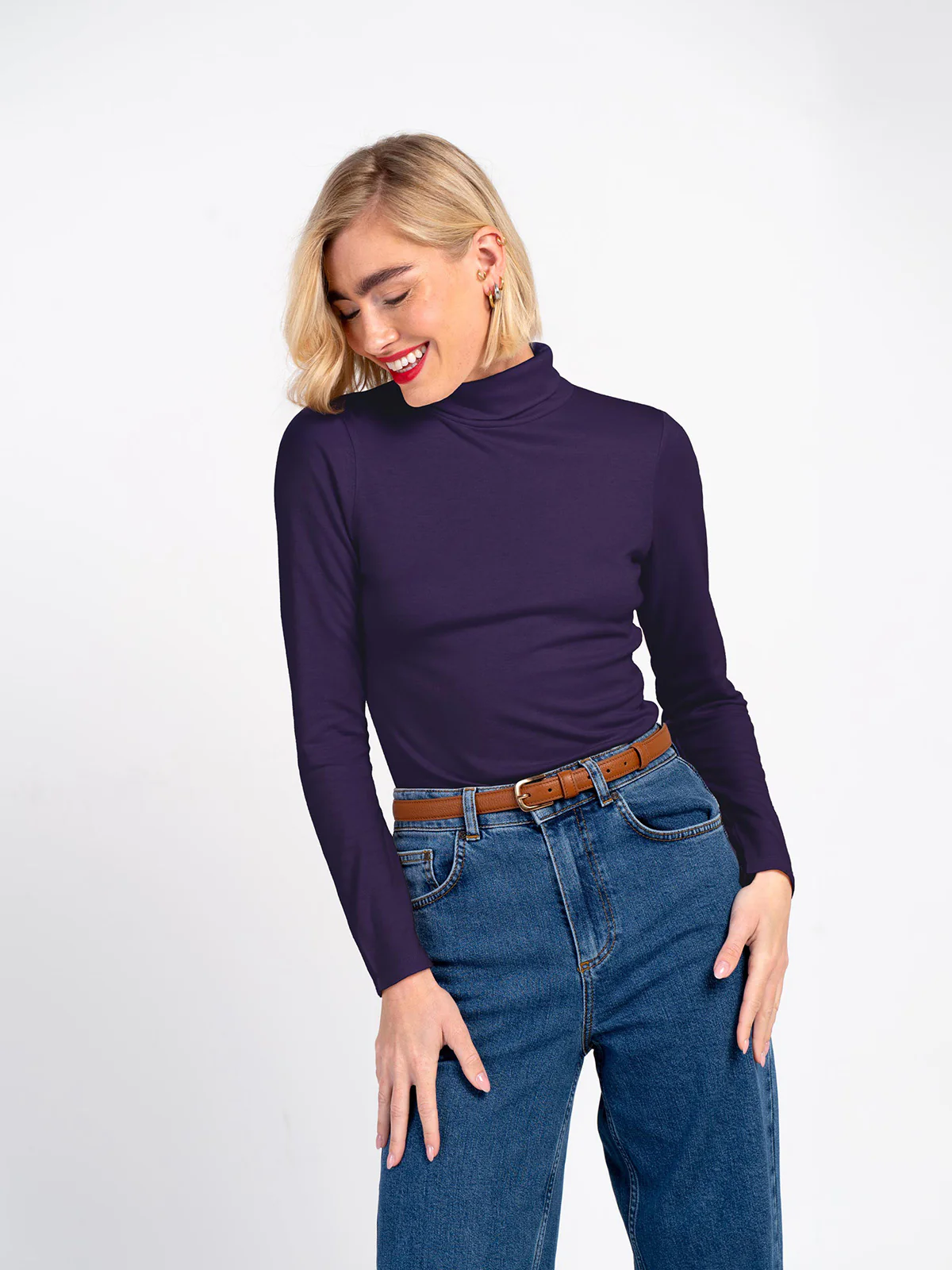 Wool Blend Roll Neck - Image 16